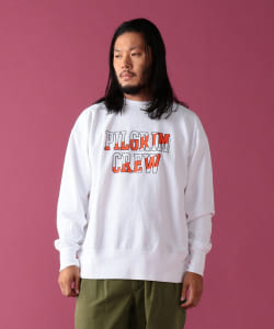 【COLLABORATION】  〈MEN〉Champion Printed Reverse Weave Long sleeve Tee