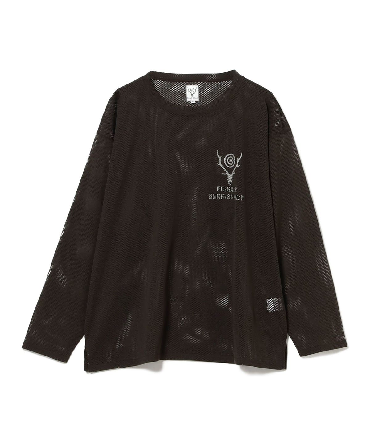 【COLLABORATION】SOUTH2 WEST8 / Side Slit Crew Tシャツ・カットソー MEN Dk. Brown M 【COLLABORATION】SOUTH2 WEST8 / Side Slit Crew Tシャツ・カットソー MEN Dk. Brown M