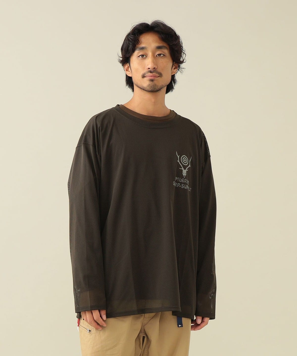 salsation サルセーション VTシャツ Dark Brown S 新作 salsation サル