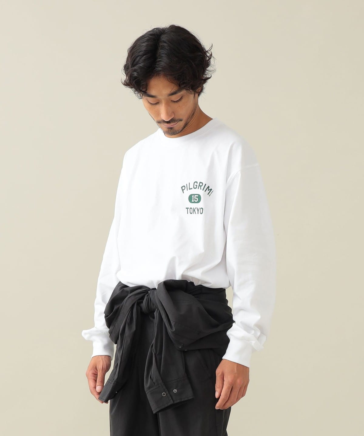 【EXCLUSIVE】Champion チャンピオン / City Long Sleeve Tee Tシャツ・カットソー MEN WHITE S 【EXCLUSIVE】Champion チャンピオン / City Long Sleeve Tee Tシャツ・カットソー MEN WHITE S