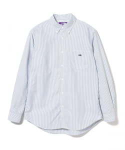 ＜MEN＞THE NORTH FACE PURPLE LABEL / Cotton Polyester Stripe OX B.D. Shirt
