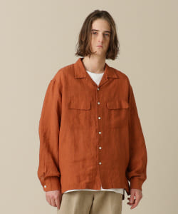 Pilgrim Surf+Supply / Patch Linen Camp Collar Shirt
