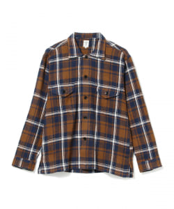 South2 West8 / Smokey Shirt Plaid Pique