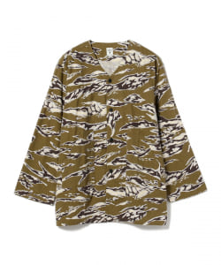 South2 West8 / V Neck Army Shirt▲