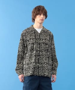 ▲Vincent block Print Shirt