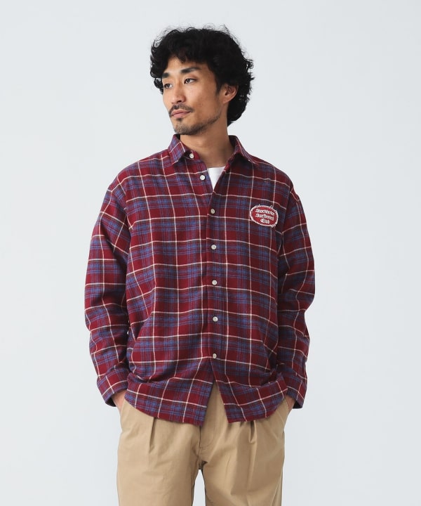 Stockholm (Surfboard) Club チェックネルシャツ Pilgrim Surf+Supply（ピルグリム サーフ+サプライ）Stockholm