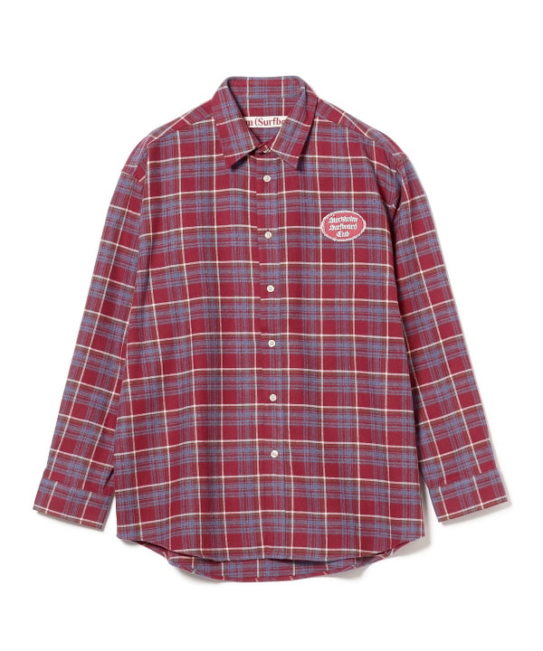 サブカルチャー　SUNFADED YARNDYED FLANNEL SHIRT サブカルチャー SUNFADED YARNDYED FLANNEL SHIRT|mercari