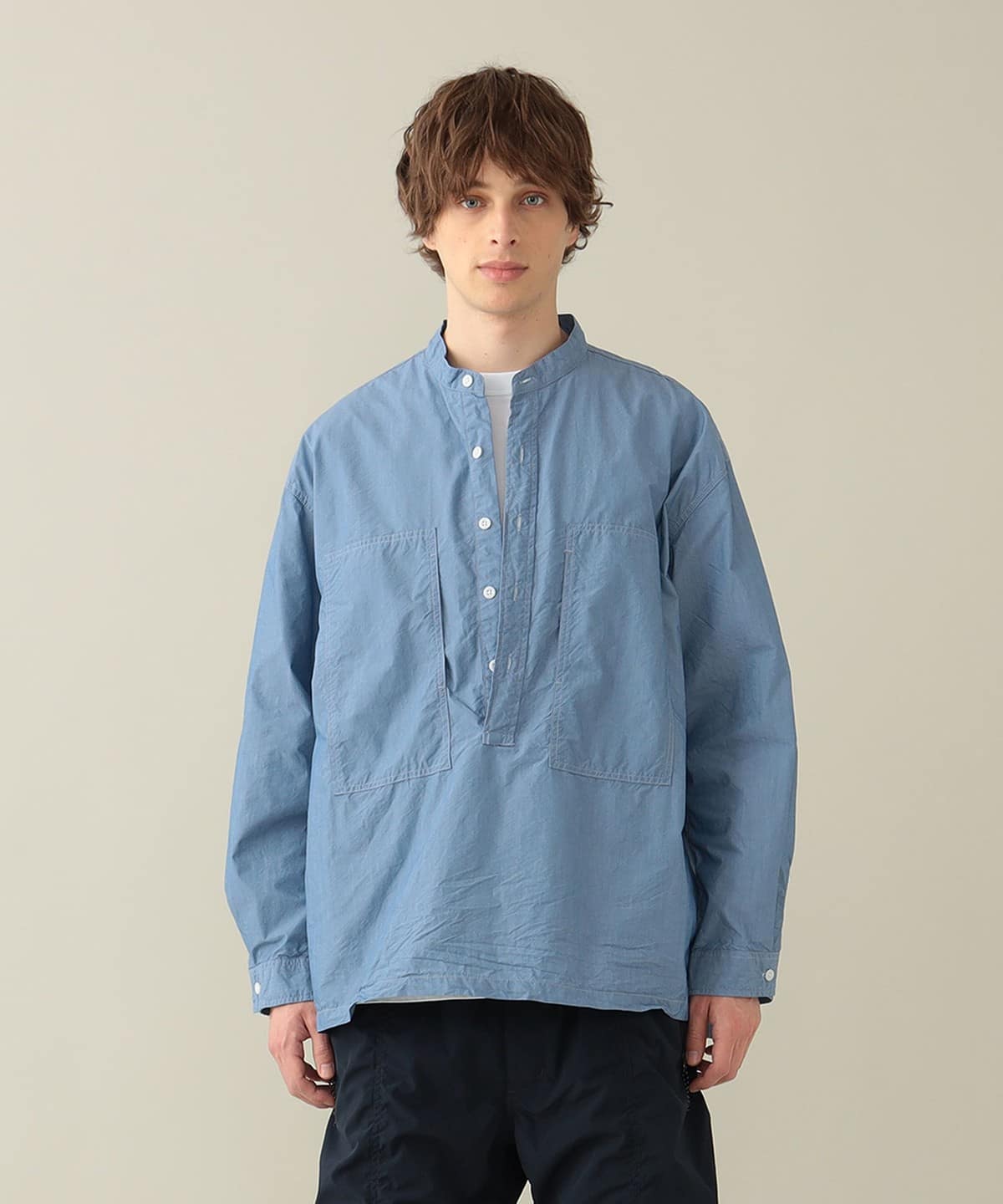 Dieter Popover Shirt シャツ・ブラウス MEN BLUE M Dieter Popover Shirt シャツ・ブラウス MEN BLUE M