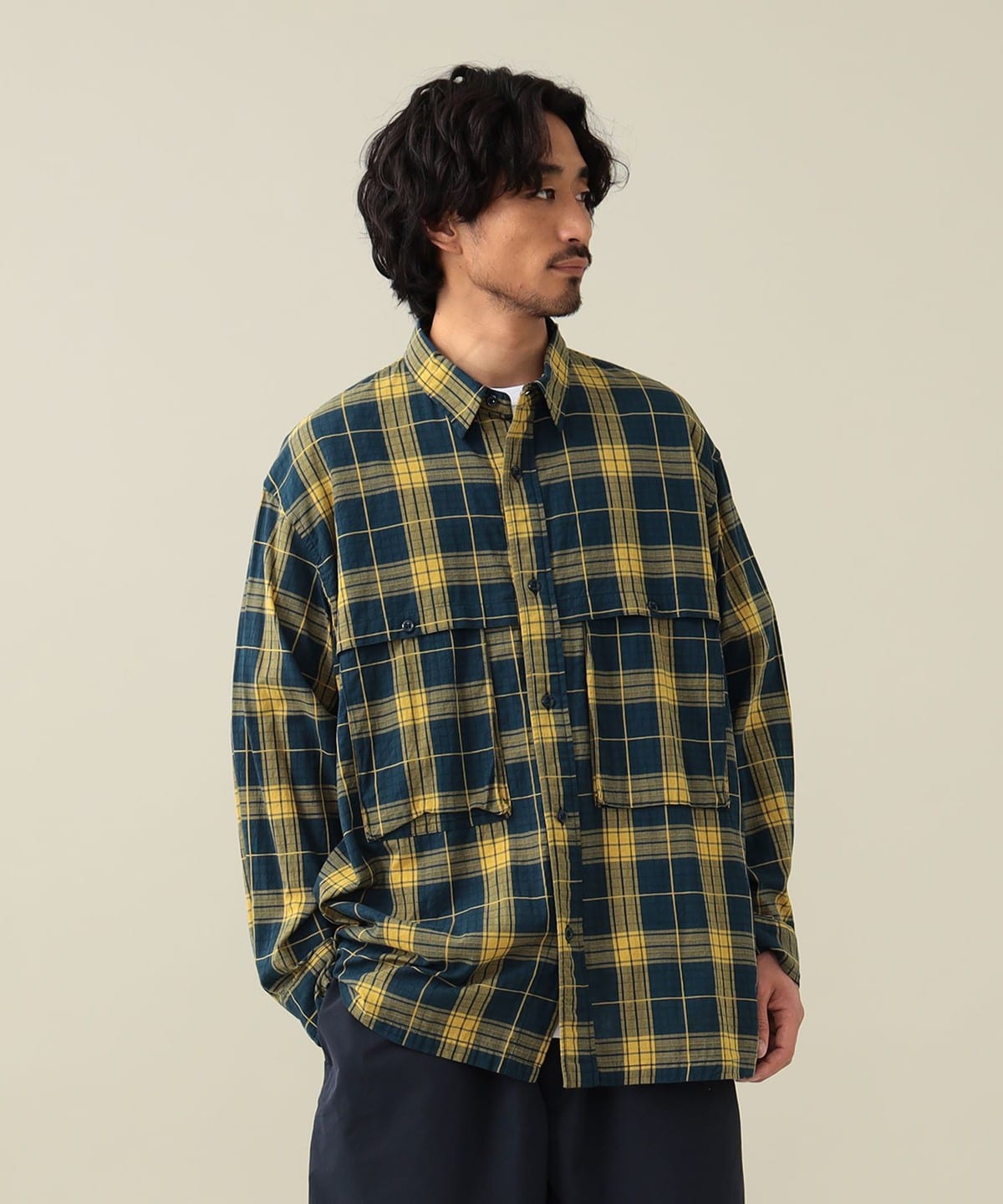 Albert Field Shirt シャツ・ブラウス MEN NAVY L Albert Field Shirt シャツ・ブラウス MEN NAVY L