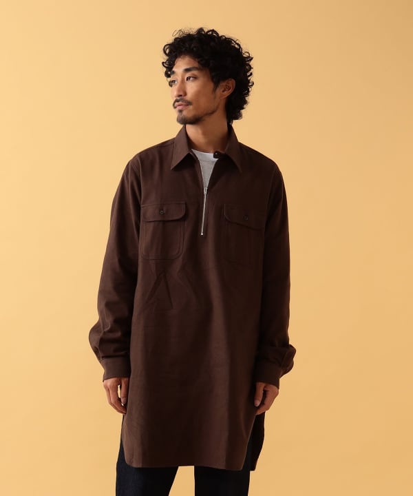 Pilgrim Surf+Supply（ピルグリム サーフ+サプライ）SOUTH2 WEST8 / Zipped Pullover Long  Sleeve Shirt（シャツ・ブラウス カジュアルシャツ）通販｜BEAMS