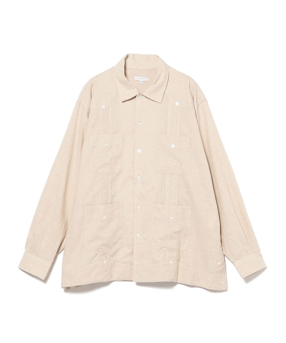 ENGINEERED GARMENTS エンジニアド ガーメンツ / Guayabera Shirt - CL Sheeting シャツ・ブラウス MEN NATURAL L ENGINEERED GARMENTS エンジニアド ガーメンツ / Guayabera Shirt - CL Sheeting シャツ・ブラウス MEN NATURAL L