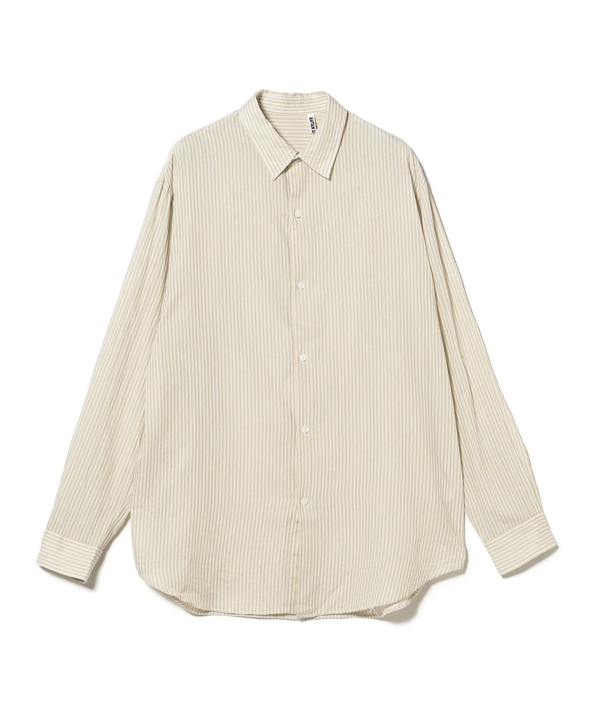 KAPTAIN SUNSHINE キャプテン サンシャイン / Plain Shirt シャツ・ブラウス MEN BEIGE STRIPE 38 KAPTAIN SUNSHINE キャプテン サンシャイン / Plain Shirt シャツ・ブラウス MEN BEIGE STRIPE 38