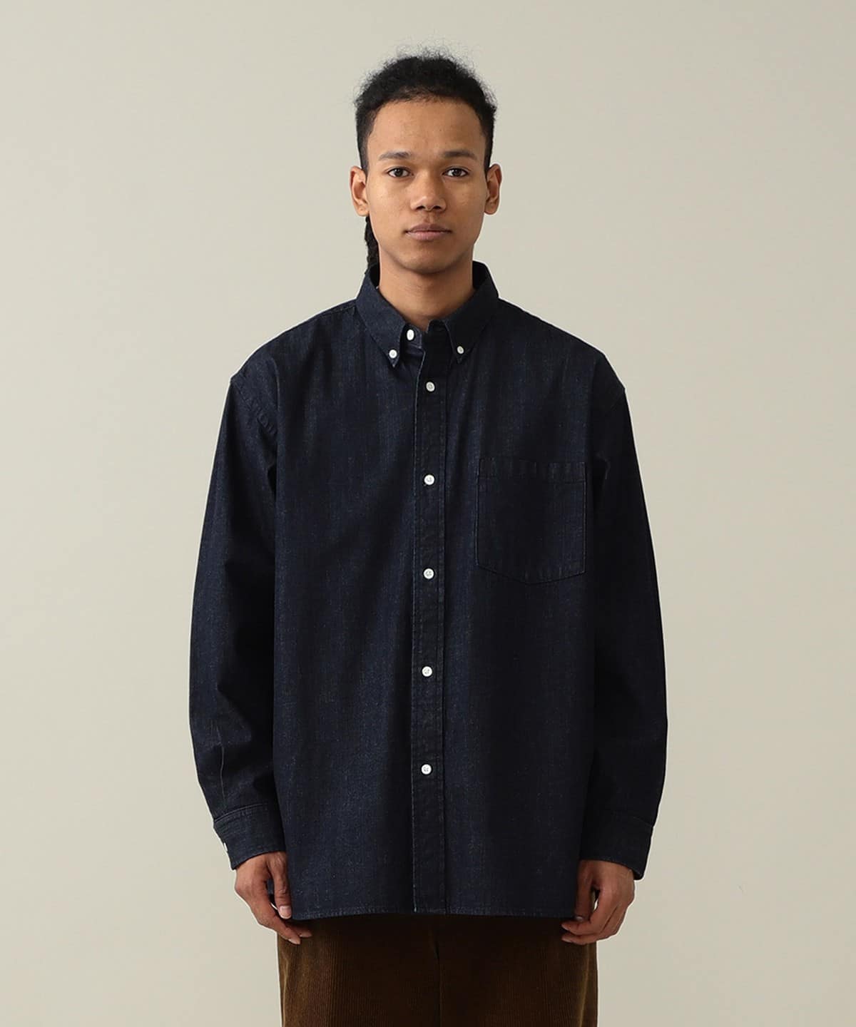 George Button Down Shirt シャツ・ブラウス MEN INDIGO XL George Button Down Shirt シャツ・ブラウス MEN INDIGO XL