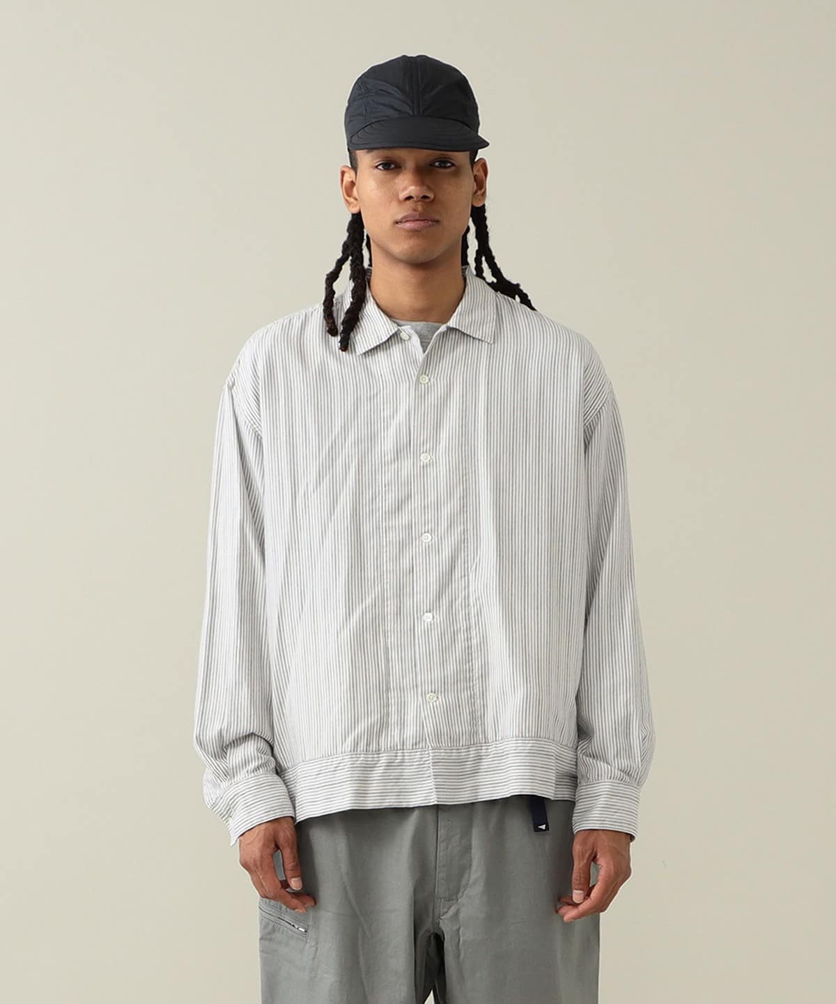 Claude Stripe Shirt シャツ・ブラウス MEN OFF WHT L Claude Stripe Shirt シャツ・ブラウス MEN OFF WHT L