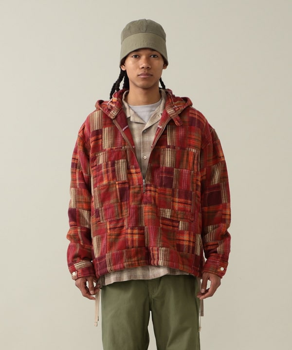 日本製　ビームス　ヘリンボーン生地 　コート　ピルグリム サーフ+サプライ Pilgrim Surf+Supply（ピルグリム サーフ+サプライ）Hayden Work