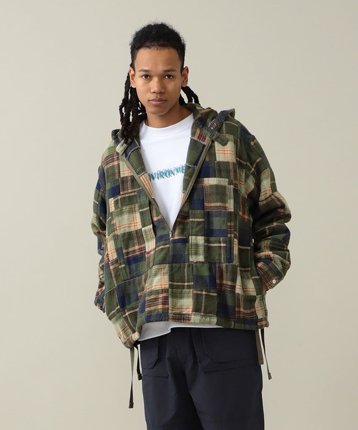 Johannes Half Zip Shirt シャツ・ブラウス MEN OLIVE XL Johannes Half Zip Shirt シャツ・ブラウス MEN OLIVE XL