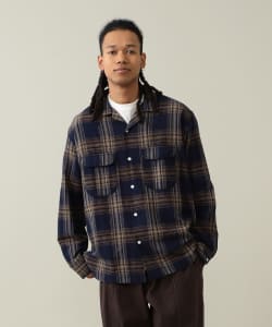 【+15%ポイントUP】Vincent Nep Herringbone Shirt