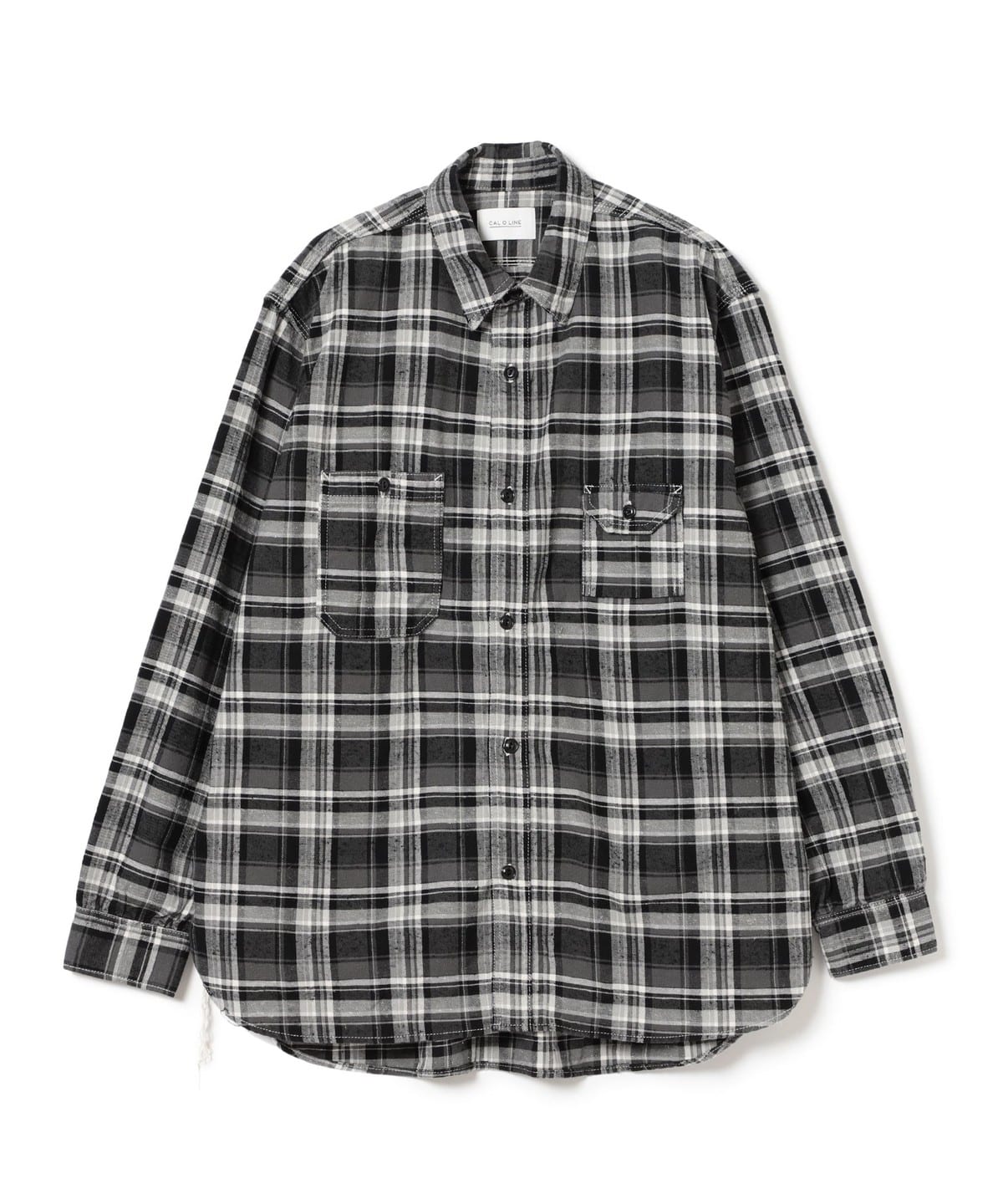 【EXCLUSIVE】CAL O LINE キャル・オー・ライン / Work Shirt シャツ・ブラウス MEN BLACK XL 【EXCLUSIVE】CAL O LINE キャル・オー・ライン / Work Shirt シャツ・ブラウス MEN BLACK XL