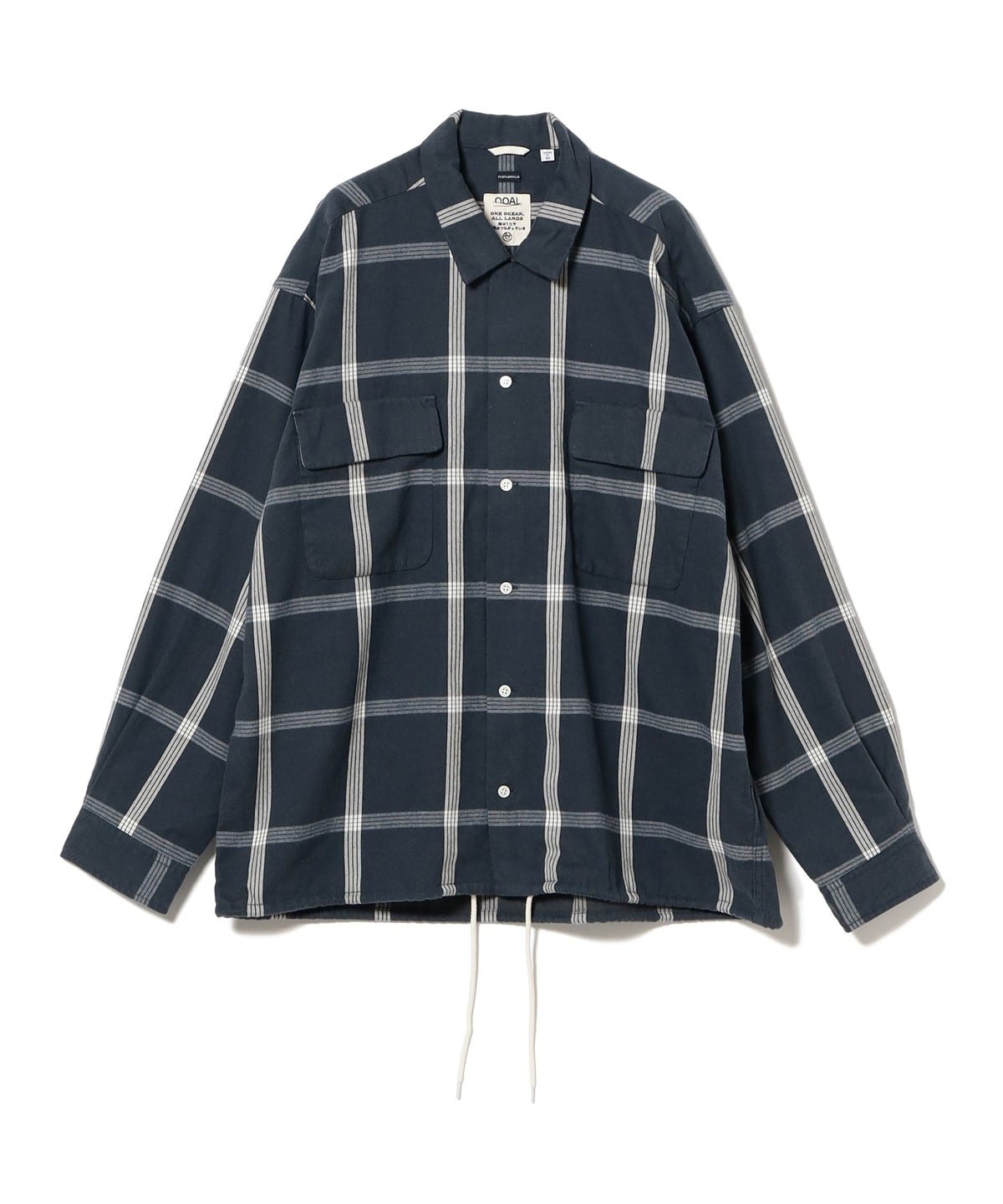 nanamica ナナミカ / Flannel PALAKA Check Shirt シャツ・ブラウス MEN NAVY M nanamica ナナミカ / Flannel PALAKA Check Shirt シャツ・ブラウス MEN NAVY M