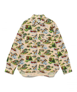 SOUTH2 WEST8 / Work Shirt - Flannel Cloth / Printed