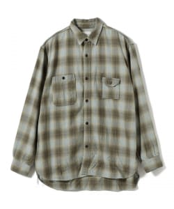 【+15%ポイントUP】【EXCLUSIVE】CAL O LINE / Check Work Shirt