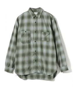 【+15%ポイントUP】【EXCLUSIVE】CAL O LINE / Check Work Shirt