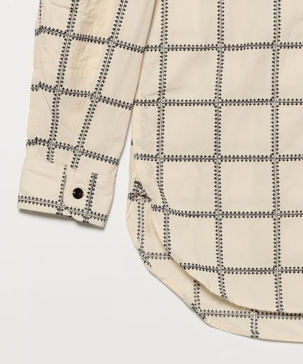 ENGINEERED GARMENTS / Work Shirt - CP Square Embroidery