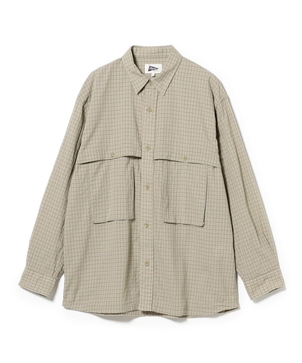 ルフィル　ダブルサテンビックシャツ (ベージュ / Ｆ)33000円 Pilgrim Surf+Supply（ピルグリム サーフ+サプライ）Albert Field