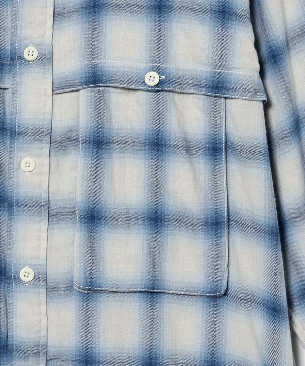 Albert  Cotton Wool Ombre Shirt