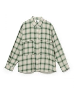 Albert  Cotton Wool Ombre Shirt