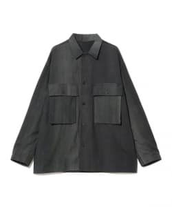KAPTAIN SUNSHINE /  Uneven-dyed Gabardine Field Shirt Jacket