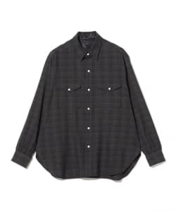 nanamica / Regular Collar Wool Plaid Shirt