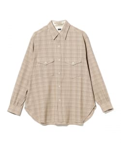 nanamica / Regular Collar Wool Plaid Shirt