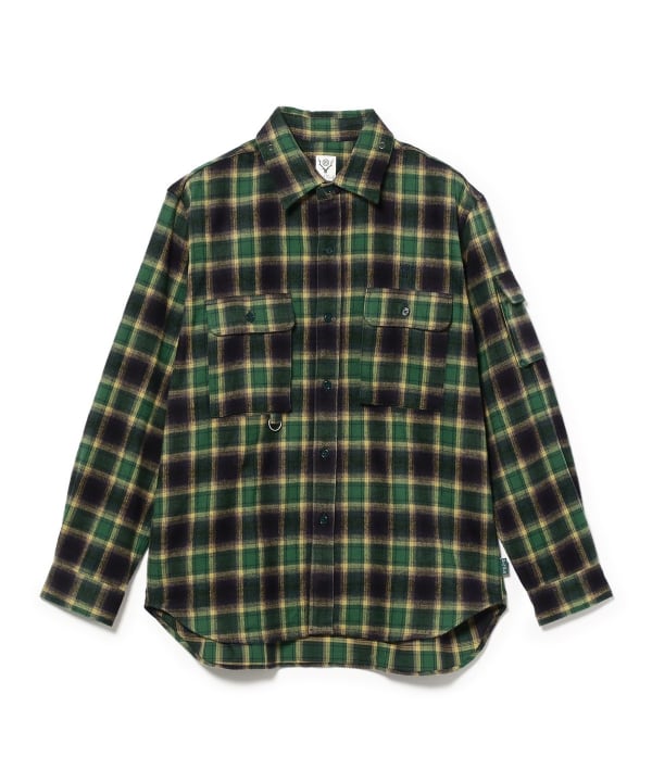 SOUTH2 WEST8 / Fishing Shirt - Cotton Plaid