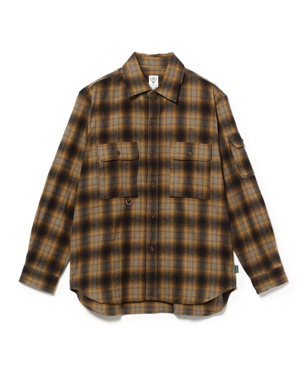 SOUTH2 WEST8 / Fishing Shirt - Cotton Plaid