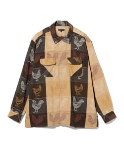 ENGINEERED GARMENTS / Classic Shirt - Bird Block Jacquard