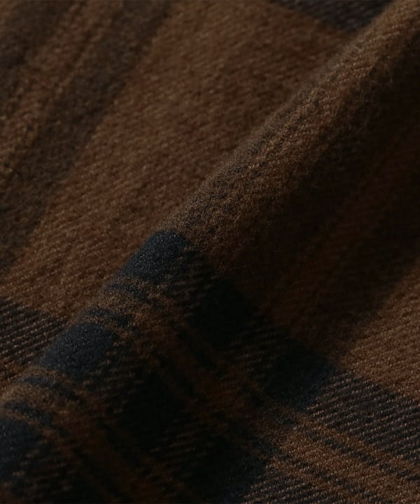 ENGINEERED GARMENTS / Zip Hooded Shirt - Cotton Flannel Plaid