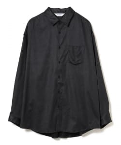 【EXCLUSIVE】DIGAWEL / Oversized Alternative Suede Shirt