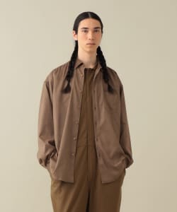 【EXCLUSIVE】DIGAWEL / Oversized Alternative Suede Shirt