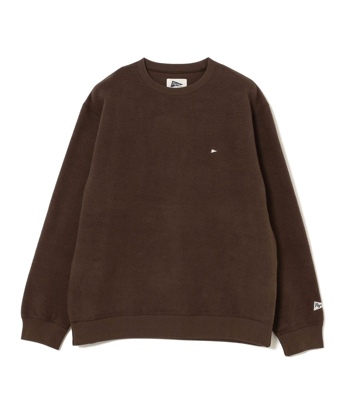 Kagan Fleece Pennant Crew トップス MEN BROWN S Kagan Fleece Pennant Crew トップス MEN BROWN S