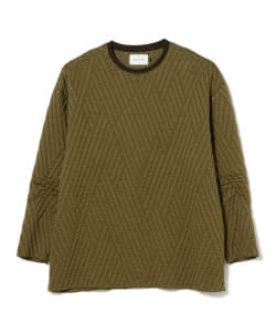 CAL O LINE / Quilted Crew Neck