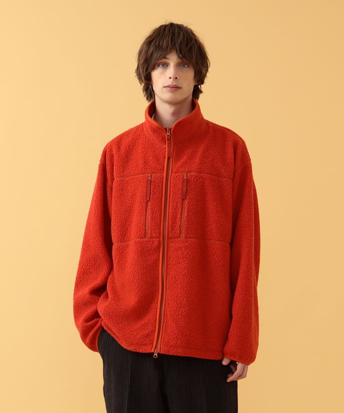 Antonio Wool Zip Up ブルゾン MEN ORANGE XL Antonio Wool Zip Up ブルゾン MEN ORANGE XL