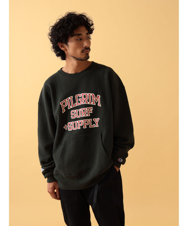 Pilgrim Surf+Supply（ピルグリム サーフ+サプライ）【COLLABORATION】〈MEN〉Champion / Reverse  Weave Sweatshirt（トップス スウェット）通販｜BEAMS