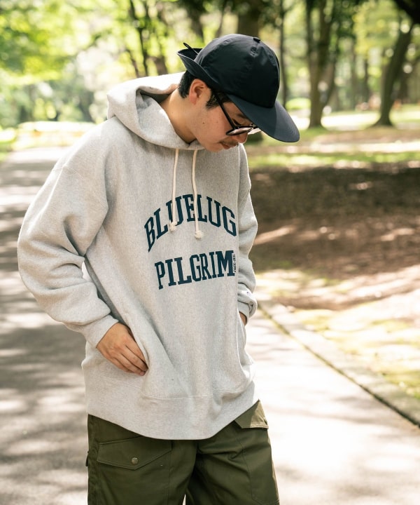 Pilgrim Surf+Supply（ピルグリム サーフ+サプライ）Champion for BLUE LUG × Pilgrim  Surf+Supply / Print Hoodie（トップス パーカー）通販｜BEAMS