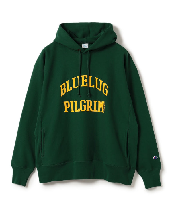 Pilgrim Surf+Supply（ピルグリム サーフ+サプライ）Champion for BLUE LUG × Pilgrim  Surf+Supply / Print Hoodie（トップス パーカー）通販｜BEAMS