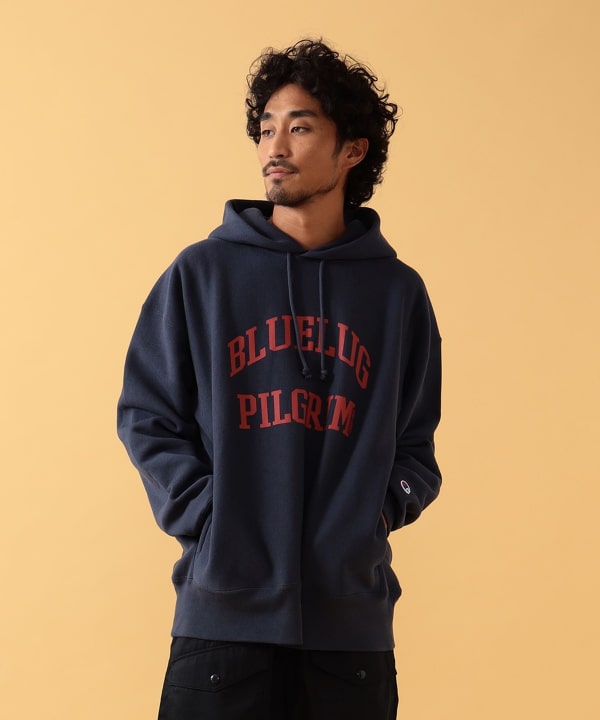 Pilgrim Surf+Supply（ピルグリム サーフ+サプライ）Champion for BLUE LUG × Pilgrim  Surf+Supply / Print Hoodie（トップス パーカー）通販｜BEAMS