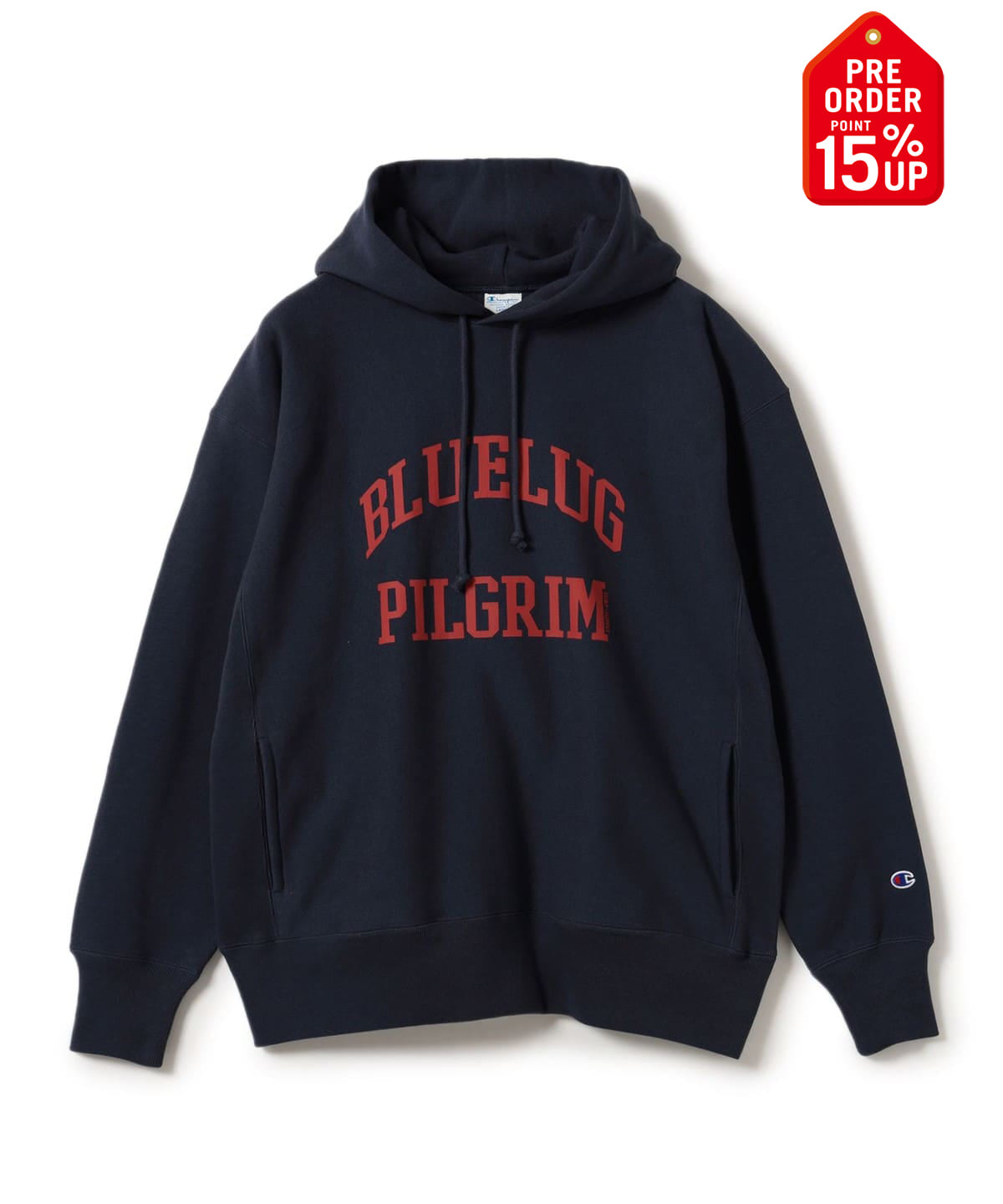 Pilgrim Surf+Supply（ピルグリム サーフ+サプライ）【+15%ポイントUP】【予約】Champion for BLUE LUG ×  Pilgrim Surf+Supply / Print Hoodie（トップス パーカー）通販｜BEAMS