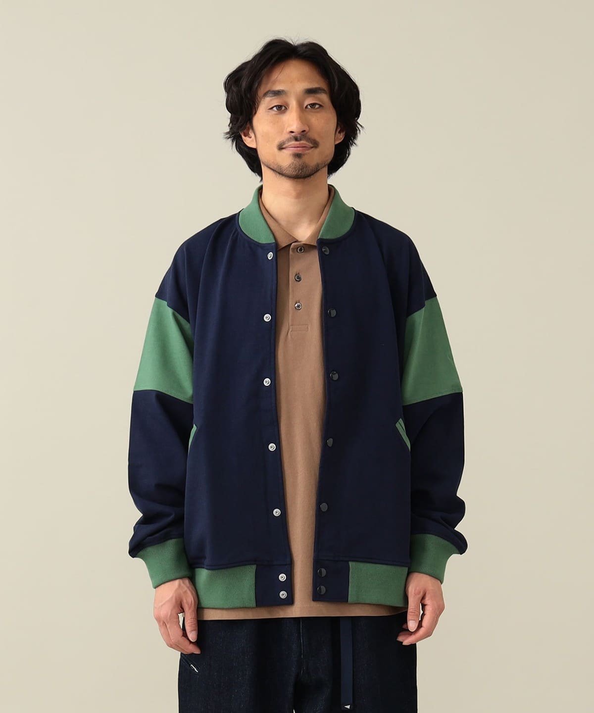 ※おさむさん専用※　マルボン Down Sweater ダンボールニット×ニット コンビプルオーバー（47-71KK05-205