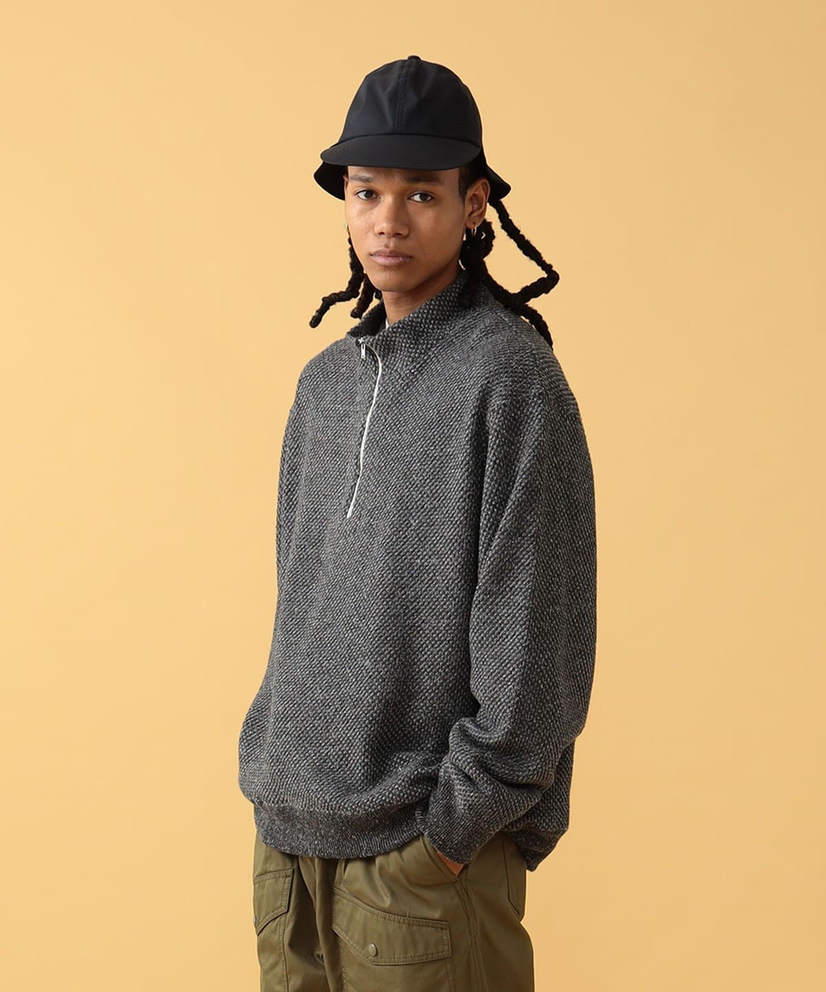 Pilgrim Surf+Supply（ピルグリム サーフ+サプライ）【EXCLUSIVE】DIGAWEL / Half Zip  Pulloverer（トップス ニット・セーター）通販｜BEAMS