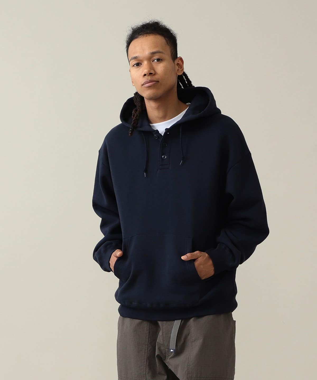 Benjamin Button Hoodie トップス MEN NAVY XL Benjamin Button Hoodie トップス MEN NAVY XL